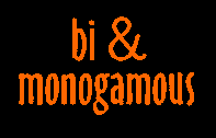  Bi & monogamous badge design 